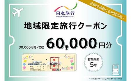 香川県琴平町 日本旅行 地域限定旅行クーポン 60,000円分 チケット 旅行 宿泊券 ホテル 観光 旅行 旅行券 交通費 体験 宿泊 夏休み 冬休み 家族旅行 ひとり カップル 夫婦 親子 トラベルクーポン 香川県琴平町旅行 F5J-408