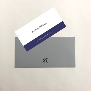 KASHIYAMAオーダーメイドシャツチケットF.007【E-7】