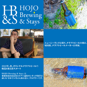 HOJO Brewing & Stays クラフトビール 全3回 定期便 4本セット おまかせセットクラフトビールクラフトビールクラフトビールクラフトビールクラフトビールクラフトビール【HJB007】