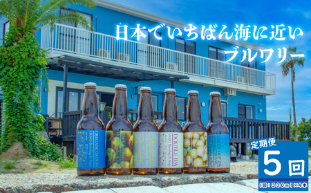 クラフトビール全5回定期便4本セットおまかせクラフトビール【HJB009】