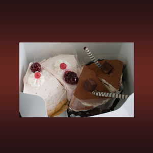 【カットケーキ 2種類 4個】2層ケーキ | ケーキケーキケーキケーキ【OR012】