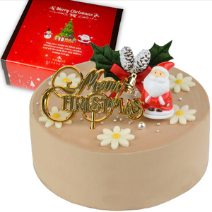 【着日指定可】クリスマスケーキ センイルケーキ  4号 直径13.5cm 2人～4人分 285g 【クリスマス飾り付】【チョコレートクリーム】 スイーツ ギフト | デザート ケーキ お菓子 洋菓子 冷凍 着日指定 お誕生日 誕生日 ギフト お祝い 愛媛県 松山市【IT028choco】