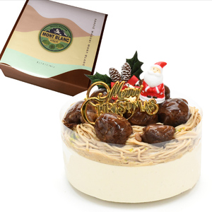 【クリスマスケーキ】【着日指定可】クリスマス モンブラン 4号  愛媛県松山市【IT023】