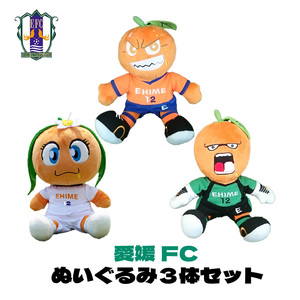 【愛媛FC】ぬいぐるみ三体セット【FC001_x】