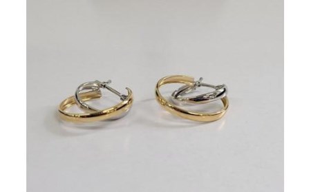 K18イエローゴールド | ピアス プラチナ ピアス ジュエリー ピアス アクセサリー ピアス ジュエリー フープピアス プラチナ 母の日 記念日 プレゼント 【JP0421_x01】【JP0421_x01】