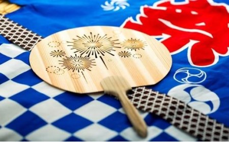 ＜花火＞愛媛の杉を使った木の透かしうちわ (愛媛 杉 木 うちわ 夏 祭り)【MOS002_x】