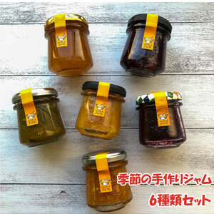 季節の手作りジャム６種類セット 愛媛県 松山市 ファームメイドジャム 手作りジャム【SF0011】