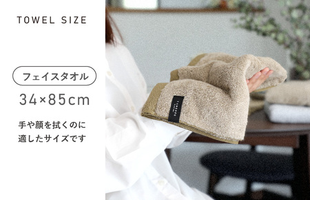 (今治タオルブランド認定)HOME フェイスタオル 3枚セット(グレー)【I000330GY】