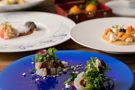 （※3月1日から予約受付開始）大阪・天満宮のフレンチレストラン「しまなみふれんち Murakami（ムラカミ）」シェフのおすすめ特別メニューお食事券　3名様分【V002280P3】今治産食材使用特別メニュー　食事　食事券　しまなみ海道　愛媛県今治市