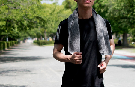 今治ベーシックタオル　マフラータオル　3枚セット（グリーン） [I002110TM3G]