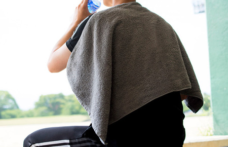 （今治タオルブランド認定）今治ベーシックタオル　ミニバスタオル　2枚セット（グリーン） [I002120MBT2G]