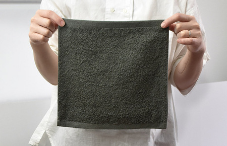 （今治タオルブランド認定）ミニマルタオル　ハンドタオル　3枚セット（チャコールグレー） [I002140WT3CGY]