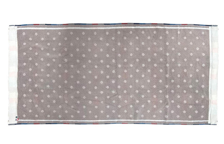 （今治タオルブランド認定品）オプス　バスタオル　3枚セット　ホワイト×グレー [I002690BT3W]