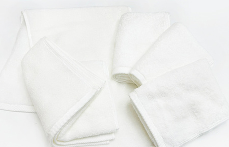 （今治タオルブランド認定品）モダンリゾート フェイスタオル 5枚セット オフホワイト [I002760FT5OW]