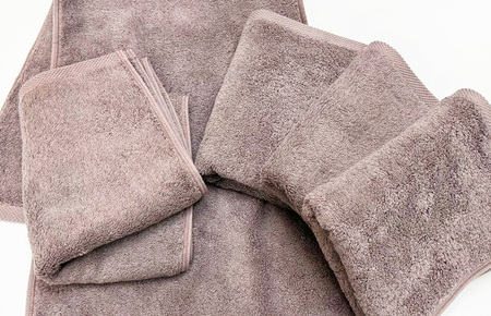 （今治タオルブランド認定品）モダンリゾート フェイスタオル 5枚セット アッシュグレー [I002760FT5AGY]