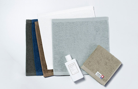 （今治タオルブランド認定）ミニマルタオル　ハンドタオル　6枚セット（チャコールグレー）【I002140WT6CGY】