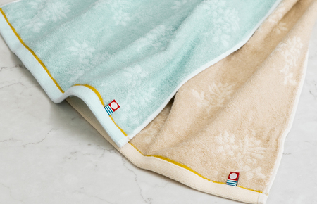 （今治タオルブランド認定）匠の彩 バスタオル 2枚セット (ブルー) [I002910BT2]