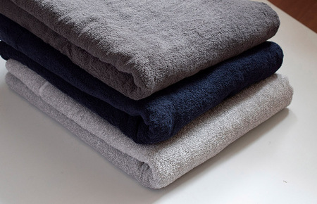 （今治タオルブランド認定）クーベルチュールタオルケット Relax（インディゴブルー）今治タオル タオルケット【I003480INB】