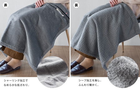 (今治タオルブランド認定)アヴニール ブランケット(ネイビー)【I003490BKT1NV】