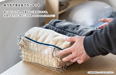 (今治タオルブランド認定)アヴニール ブランケット(ネイビー)【I003490BKT1NV】