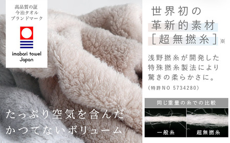 （今治タオルブランド認定）わたつぼみ 綿蕾 バスタオル 2枚セット アッシュモーブ【I003810BT2P】