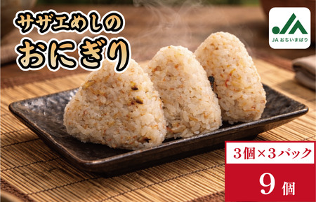 サザエめしおにぎり 3個入り×3パック【V002240SAZAE】 | 愛媛県今治市