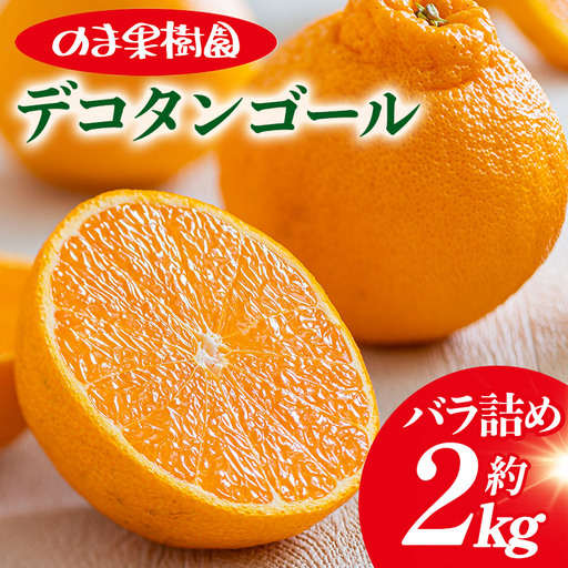 デコタンゴール （2kg） [K003680K2] 人気商品 国産 高級フルーツ 人気商品 みかん 柑橘 フルーツ 果物 乃万青果 のま果樹園 不知火 ポンカン