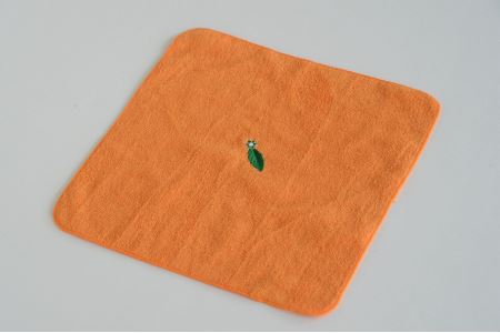 （今治タオルブランド認定）みかんハンカチ３個セット 今治タオル 防臭 抗菌 ハンカチ [IA05350]