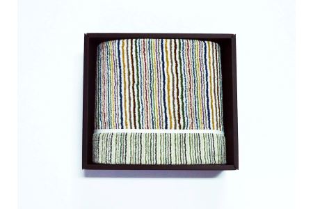 （今治タオルブランド認定）縞縞SHIMA-SHIMAバスタオル １枚 今治タオル バスタオル [IC07010]