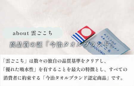 （今治タオルブランド認定）雲ごこちセットA バスタオル１枚 フェイスタオル１枚 セット 今治タオル [ID05100]