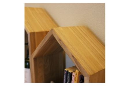 ハウス型シェルフ／ラック大小２個セット [VD00850]