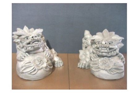 唐獅子一対(菊間町) [VD02030]