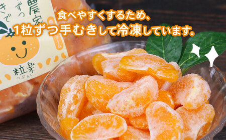 冷凍 みかん 1kg 粒楽 南四国ファーム アイスアイス J010-035018