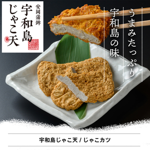 じゃこ天 3枚×2袋 じゃこカツ 3枚×1袋 安岡蒲鉾店 カツ C010-020008