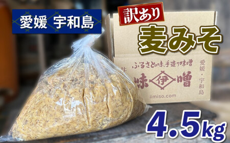 【マツコの知らない世界で紹介！】 業務用 訳あり 味噌 麦みそ 約4.5kg 井伊商店 全麦麹味噌 [J010-108002]