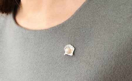 パール タックピン シェル 5.5-6.0mm 松本真珠 ﾊﾟｰﾙタイピン ユニセックス A012-068002