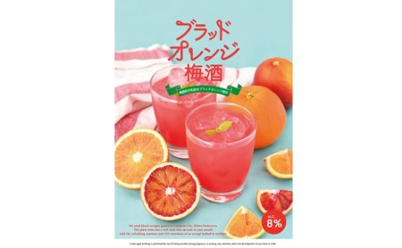 梅酒 ブラッドオレンジ梅酒 720ml 化粧箱入り 名門サカイ I010-085001