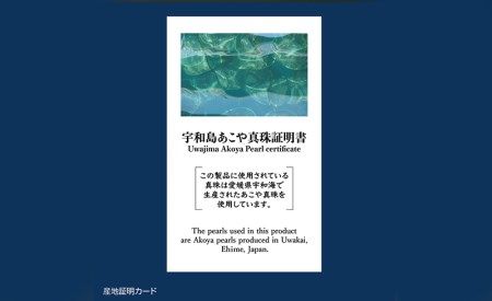 パール ナチュラルブルー スイングタイプ フック イヤリング 8.0-9.0mm 宇和海真珠 A060-102002