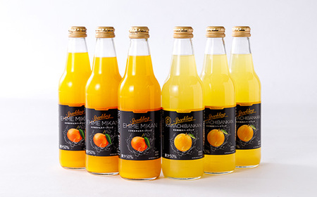 小林果園の柑橘スパークリングジュースセット(2品種・計6本)【C24-28】【1233619】