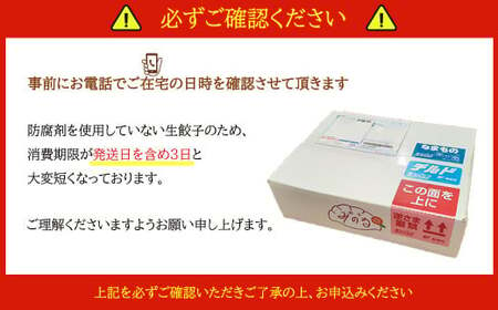 「餃子みのる」手づくり生餃子（餃子60個＆生姜餃子30個 合計90個） 冷蔵 国産 防腐剤不使用