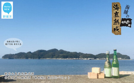 【数量限定】海底熟成酒 金賞受賞の純米酒「華姫桜」飲み比べ2本セット(海底熟成酒720ml・通常品720ml)