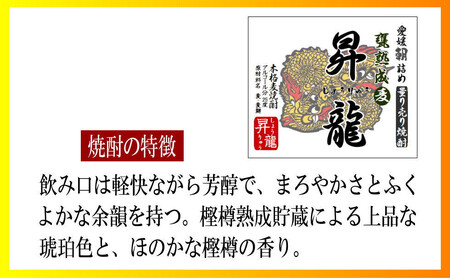 麦焼酎 家飲み「昇龍」10L【愛媛朝詰め】量り売り焼酎 樽貯蔵 居酒屋風 マイサーバー