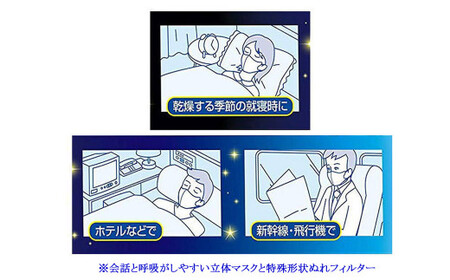 小林製薬「のどぬ~るぬれマスク 就寝用立体タイプ(無香料)3セット」を7箱まとめて!就寝中にのどの乾燥を防ぎたい方に