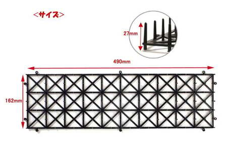 猫よけ シート ブラック 25枚 セット ザ．ストップネコ（ロング） 防鳥 防獣 日用品 ガーデニング DIY 【鈴木樹脂工業】