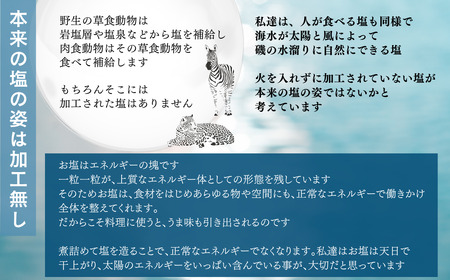 極楽塩の普及版 天日干し2年! 火入れしない生の塩 酵素塩 1kg×2袋 北海道産八雲産ニシキ貝の貝殻化石カルシ ウム入り