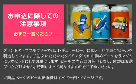 クラフトビール6缶セット【グランドタップブルワリー】ビール