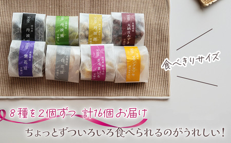 プチ甘納豆 16個セット（8種×2）｜ あまなっとう 詰め合わせ