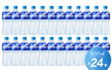 アクエリアス 500mlPET_24本入り×1ケース｜ スポーツドリンク 水分補給 熱中症対策 アクエリ
