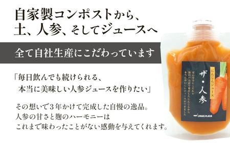 人参ジュース「ザ・人参」150gパウチ×10個セット｜ にんじんジュース 無農薬