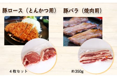 ももくり豚セット（とんかつ・焼肉・しゃぶしゃぶ用）5種約2.4㎏